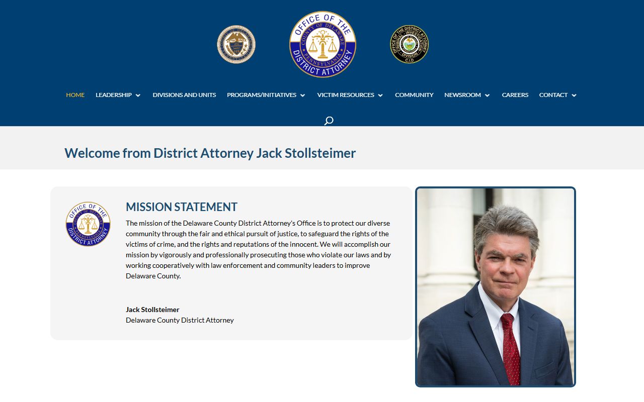 Delaware County District Attorney office for Upper Darby felony cases