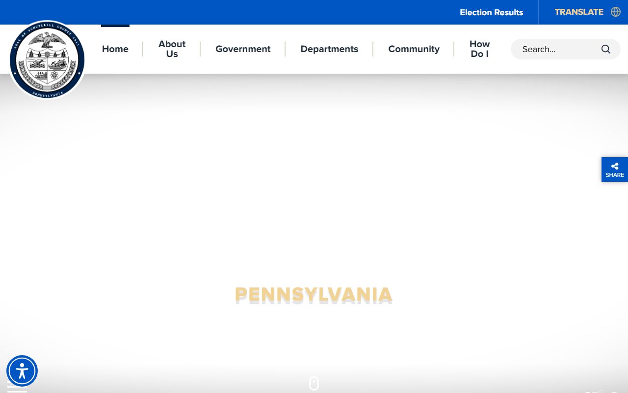 Schuylkill County official website for Schuylkill County felony records